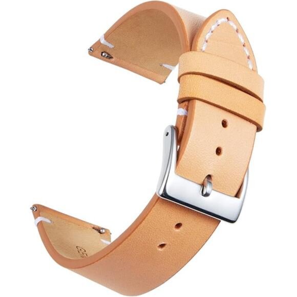 Leather Watch Band Replacement Quick Release Genuine Leather Watch - Picture 6 of 6